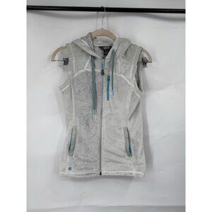 Outdoor Research Casia Vest Women XS Light Silver Gorpcore Fleece Hiking Camping